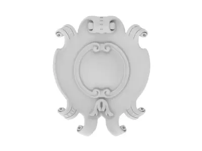 Cartouche Ornament 038 3D model