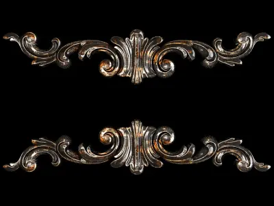 Classic carved 024 3D model