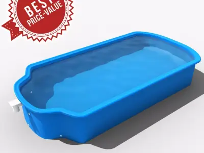 Bajkal swimming pool 3D model