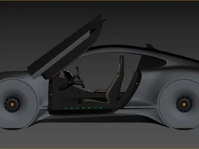 Porsche 911E concept by emrEHusmen 3D model