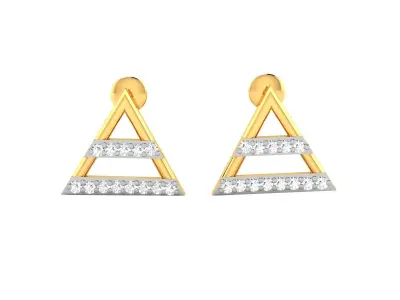 Diamond Earring 3D print model order