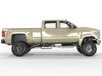 Chevy 4500 Lifted Truck 2019  3D model