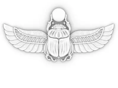 SCARAB SYMBOL 3D print model