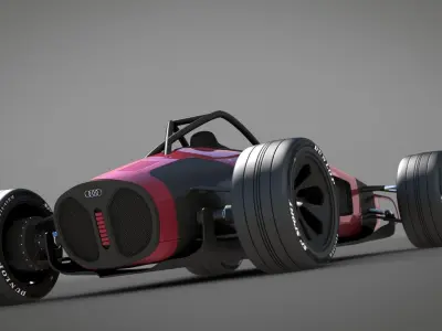 Audi Concept Racecar - Auto Union 3D model