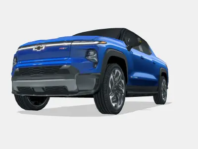Chevrolet Silverado EV RST 2024 Low-poly 3D model