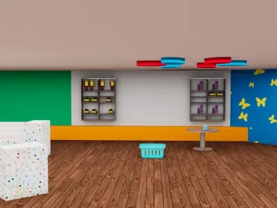 Toy Store Interior 3D model