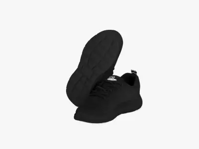STQ Slip ins Walking Shoes Women Hands Free Slip on Sneakers Low-poly 3D model