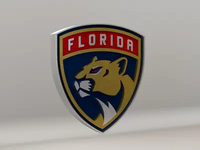 NHL Florida Panthers Team Logo 3D model