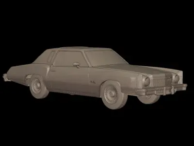 CHEVROLET MONTE CARLO 1975 3D PRINT MODEL 3D print model