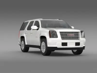 GMC Yukon Hybrid 2008 3D model