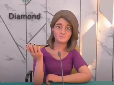 Doctor Or Nurse Girl 3D model