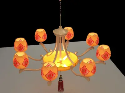 Chinese  lantern  3D model buy
