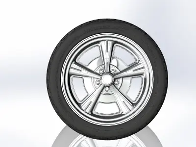 Custom wheels US Mags Ardunn for your scale model 3D print model