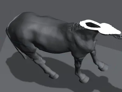 3D Print Ready Irish Sport Horse  3D print model