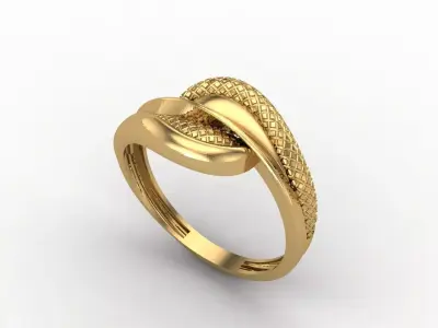Women Plain Ring STL Models Womens Ring 3dmodels 3D print model 3D print model 9