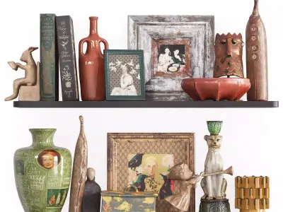 Decor sets 3D Model Collection