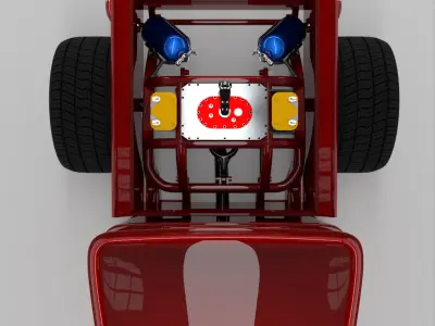 32 Classic Hot Rod Pickup 3D print model