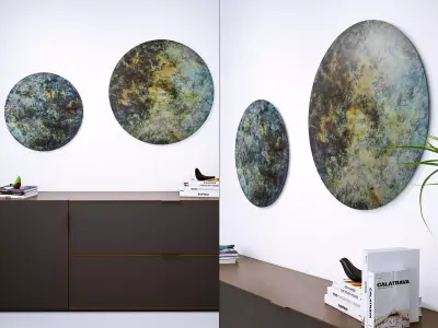 Oxy Drops Wall Decoration 3D model