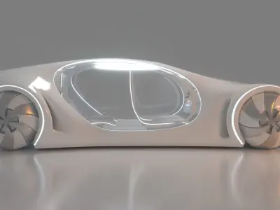 Future Car 34 3D model