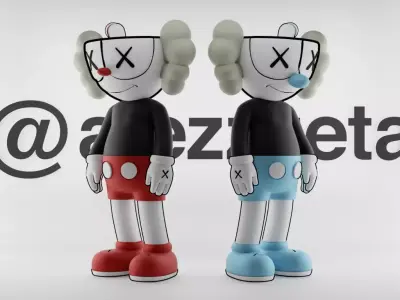 Kaws CupHead x MugMan for Print 3D print model