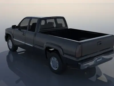 GMC Sierra 2003 Extended Cab  3D print model