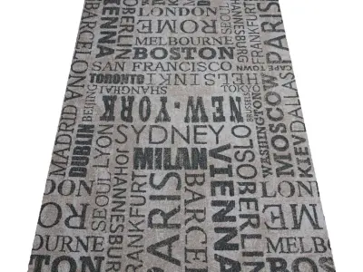 Rug Set 1090 3D model