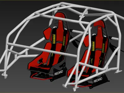 RECARO Podium 3D model