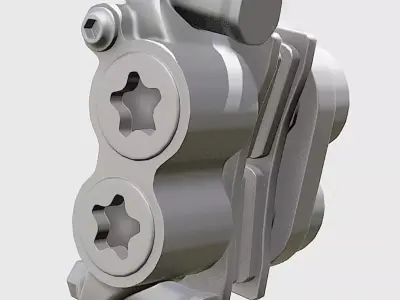 R1M Sumitomo high poly caliper Low-poly 3D model