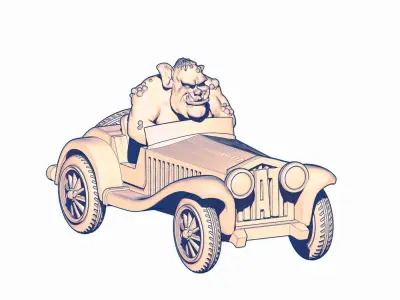 Kokhai TUSSLE FOR VICTORY 3D print model