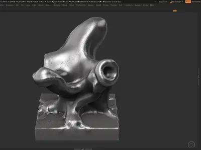 Modern Abstract Decorative sculpture 3d print model 3D print model 9