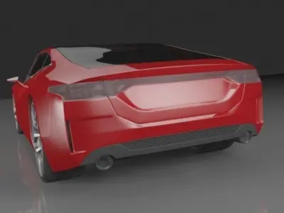 sport coupe 2016 3D model