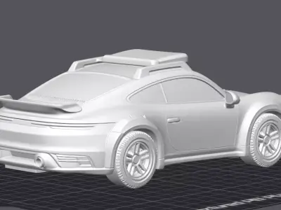 Porsche 911 Dakar 3d Car Model 3D print model