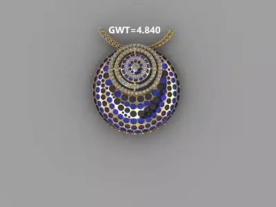FASION  PENDANT 3D model purchase
