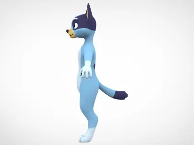 Bluey 3D model