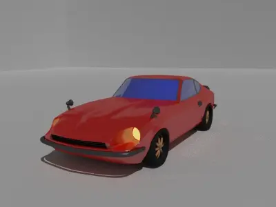 Datsun 240z or Nissan Fairlady Z  Low-poly 3D model