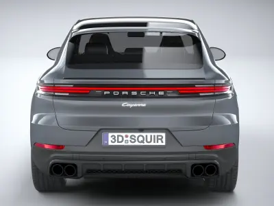 Porsche Cayenne Coupe 2024 3D model