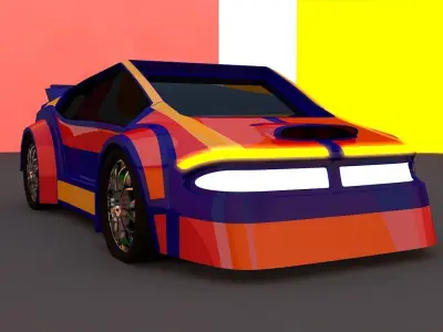 Sci Fi Car  3D model