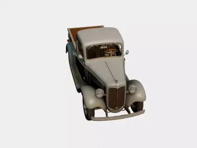 1930s Early Vintage Pickup 3D model 3D model