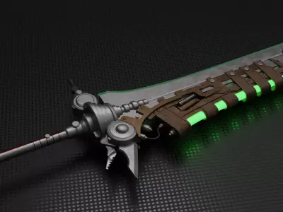 Slipstream Saber - Final Fantasy 7 Rebirth 3D model