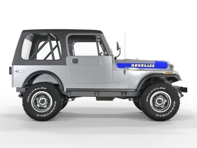 Jeep CJ7 1982  3D model