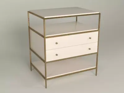 Julian Chichester Bay bedside Table Free low-poly 3D model