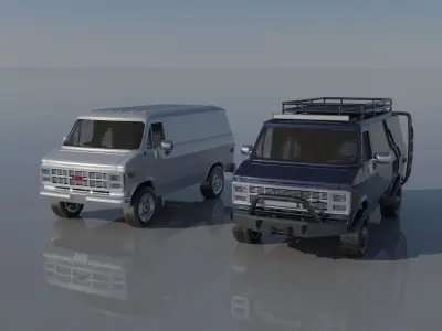 GMC Vandura 1983 3D print model