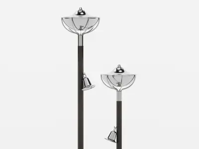 Garden Torch by Anormal 3D model