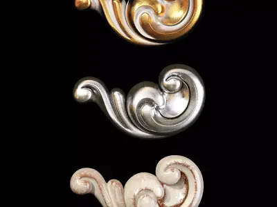 Classic carved 109 3D model