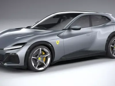 Ferrari Purosangue 2023 3D model