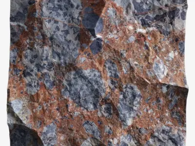 324-RockPanel rock texture 3D model
