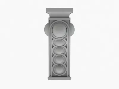 Scroll Corbel 48 - 3D Printable 3D model