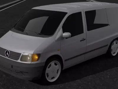 Mercedes-Benz-v class 1996 3D model