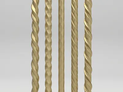 Twisted Column 3D model
