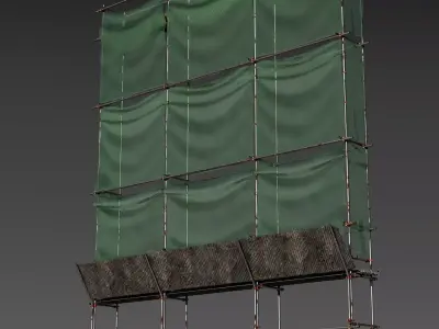 Scaffolding with Sheet 3D model